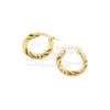 Argollas de Acero Dorado NAR1224