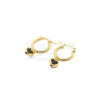 Argollas de Acero Dorado NAR1260