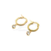 Argollas de Acero Dorado NAR1263