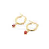 Argollas de Acero Dorado NAR1266