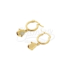 Argollas de Acero Dorado NAR1269