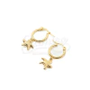 Argollas de Acero Dorado NAR1272