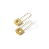 Argollas de Acero dorado NAR1408