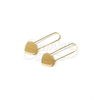 Argollas de Acero dorado NAR1409