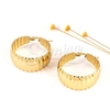 Argollas de Acero Dorado NAR585