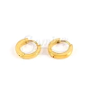 Argollas de Acero Dorado NAR945-NAR1226
