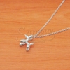 Cadena de Acero Blanco con dije NC1032