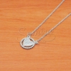 Cadena de Acero Blanco con dije NC1035