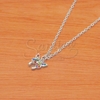 Cadena de Acero Blanco con dije NC1039