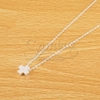 Cadena de Acero Blanco con dije NC633