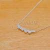 Cadena de Acero Blanco con dije NC851