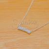 Cadena de Acero Blanco con dije NC857