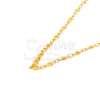 Cadena de Acero con dijes dorado NC917