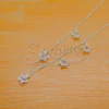 Cadena de Acero Blanco con dije NC924