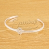 Pulsera Esclava de Acero Blanco NE164