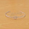 Pulsera Esclava de Acero Blanco NE195
