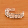 Pulsera Esclava de Acero Blanco NE202