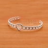 Pulsera Esclava de Acero Blanco NE203