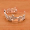 Pulsera Esclava de Acero Blanco NE205