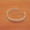 Pulsera Esclava de Acero Blanco NE225