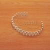 Pulsera Esclava de Acero Blanco NE227