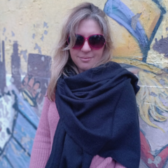 Pashmina Margarita negra - comprar online
