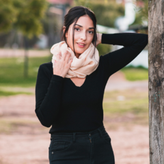 Pashmina Nuna nude - comprar online