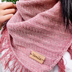 Pañuelo Kawsay rosa viejo
