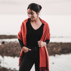 Pashmina Margarita Ladrillo