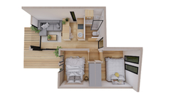 Linea Lake Housing - 36m2 - Wood Frame Patagonia