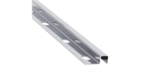 Listel Guardacanto Acero Porcelanato 2,45x15mm -