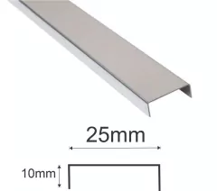 Listel, Guarda, Perfil Acero C Inoxidable 2,45x25mm - comprar online