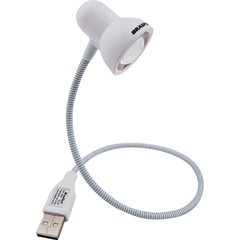 Luminária Brasfort LED USB Branca - 7843
