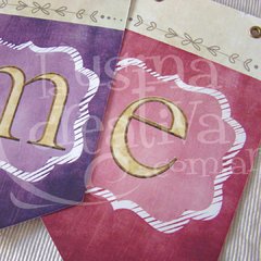 Banderín Shabby chic