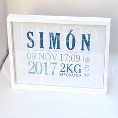 Cuadro Nacimiento - 20x25cm