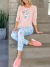 Pijama Susurro Art. 3210 Dama algodón estampado "frappuccino" T. 1 al 8 - Invierno 2023