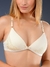 Corpiño Coramina Art. 1007 Triangulo tasa soft microfibra con puntilla T. 85 al 105