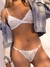 Conjunto Sexy Lali Art. 1050 Triangulo sin taza y less de puntilla T. 85 al 100