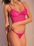Conjunto Sexy Lali Art. 1068 Triangulo de puntilla sin taza con tanga less T. 85 al 100