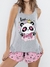 Pijama So Pink Art. 11581 Dama algodón estampado "panda love" Verano 2022 - comprar online