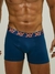 Boxer XY Art. 1387 / 1306 / 1385 Algodón y lycra liso con elástico visible T. S al XXL