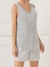 Pijama Lencatex Art. 22731 Dama algodón estampado "pintitas y rayas" Verano 2022