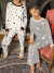 Pijama Lencatex Art. 23364 Dama remera con puño algodón estampado "estrellas" T. S al XL - Invierno 2023 - comprar online