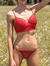 Conjunto Andressa Art. 5477 Bustier tasa soft con aro y less de puntilla