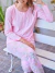 Pijama Emmy Art. 5939 Remera lisa contiene botones pantalón estampado T. 56 al 60 - Invierno 2023