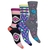 Pack x12 Medias Floyd Art. MJ3 Dama 1/2 caña Estampada
