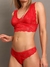 Conjunto Crislatina Art. 918 Bralette tipo Marilyn sin armar con less encaje T. 85 al 100