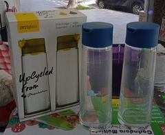 ACEITERA Y VINAGRERA DE VIDRIO