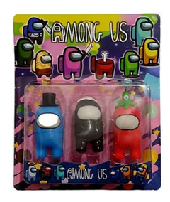MUÑECOS AMONG US BLISTER X 3
