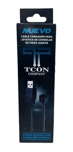 CABLE CARGADOR PS4 TCON 3.00 MTS